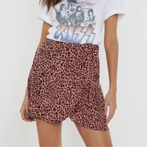Momokrom leopard print mini skort 8/10
